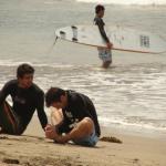 Bali - Prima lezione di  surf in Kuta beach